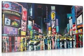 Quadro su tela – New York colorata