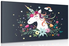 Stampa su tela – Unicorno carino