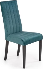 Sedia Diego 2 in velluto verde