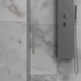 Porta doccia 150 cm scorrevole vetro 6 mm altezza 200h | KLA4000C - KAMALU