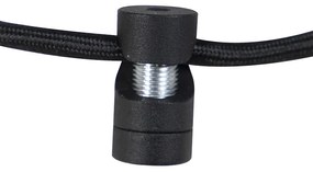 Lampada a sospensione moderna nera - Lofty