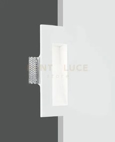 Segnapassi a incasso ariel bianco rettangolare 1 luce attacco gu10 ...