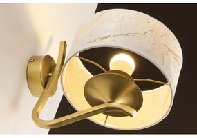 Jupiter 2111 - Applique KASZMIR 1xE27/15W/230V bianco/oro/effetto marmo