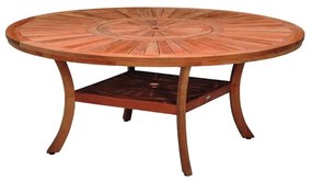 Tavolo da pranzo per giardino Australia struttura e superficie in Teak  per 6 persone Ø 180 cm