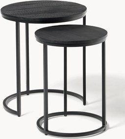 Set di 2 tavolini in legno di mango Andrew