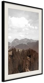 Poster  Breathtaking View  Cornice Quadri Cornice nera con pass-partout, Larghezza x Altezza Home decor 20x30