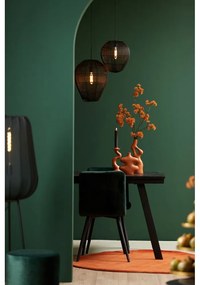 Lampada da terra nera (altezza 132 cm) Plumeria - Light &amp; Living