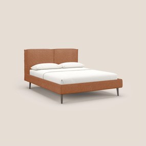 Isotta letto imbottito completamente sfoderabile in morbido tessuti impermeabile T10 arancio