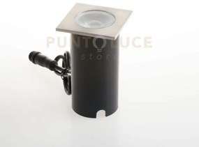 Segnapassi calpestabile a incasso led runner dc24v nikel quadrato 1...