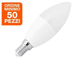 Lampada LED E14 8,5W a Candela 100lm/W - MINIMO 50 PEZZI Colore Bianco Freddo 6.000K