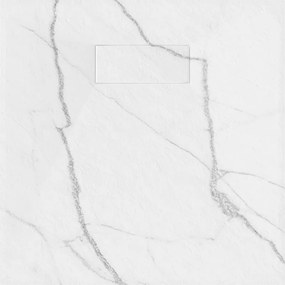 Mexen Hugo piatto doccia quadrato SMC 90 x 90 cm, pietra bianca - 42159090