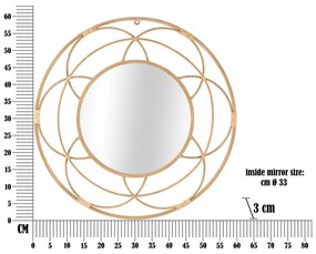 Specchio da parete ø 60 cm Valencia - Mauro Ferretti