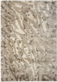 Tappeto a pelo lungo Leopard Abstract