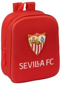 Zaino Scuola Sevilla Fútbol Club Rosso 22 x 27 x 10 cm 3D