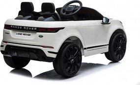 Macchina Elettrica per Bambini Licenza Land Rover Evoque 12V con Telecomando Bianco...
