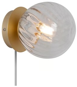 Nordlux - Lampada da parete CHISELL 1xE14/25W/230V ottone