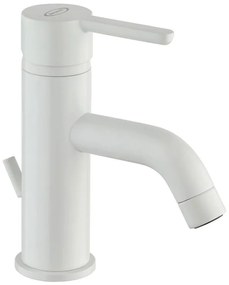 Rubinetto per lavabo a canna media Cloud bianco opaco JACUZZI RUBINETTERIA