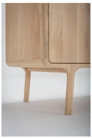 Cassettiera in rovere massiccio Fawn - Gazzda