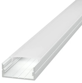 Profilo Slim per Doppia striscia LED 1m e 2m - BIANCO Variante Lunghezza Profilo 2 metro