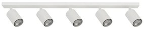 Luce Spot ZOOM 5xGU10/25W/230V bianco