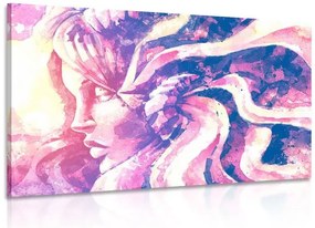 Stampa su tela – Donna in versione fantasy