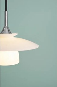 Halo Design 733644 - Lampada a sospensione con cavo SCANDINAVIA 1xG9/28W/230V Ø 20 cm bianca