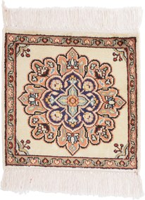 Cashmere Silk Tappeto 30 x 30 (Indian) Annodato A Mano