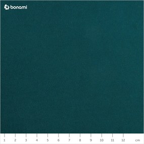 Pouf in velluto verde petrolio Santo - Milo Casa