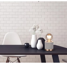 Lampada da tavolo grigia in velluto (altezza totale 11 cm) Judy – Trio