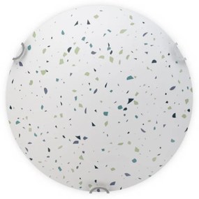 Plafoniera moderno Terrazzo 3 x E27 bianco Ø 50 cm