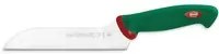 Coltello per Formaggio Zancato Lama 18 cm Manico Antiscivolo Sanelli Premana Verde/Rosso