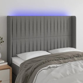 Testiera A Led Grigioscuro 147x16x118/128cm İntessuto /