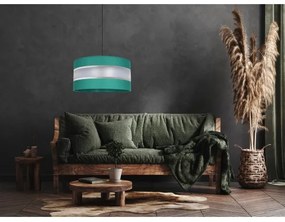 Lampadario su corda  CORAL 1xE27/60W/230V d. 40 cm verde