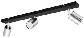 Faretto LED TUNE 3xGU10/4,8W/230V cromo opaco/nero