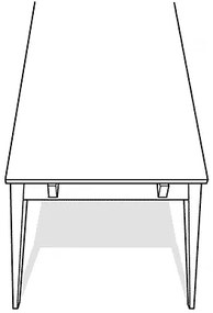 Piano in rovere chiaro per allungare il tavolo da pranzo pieghevole in rovere Filippa - Rowico