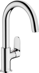 Miscelatore Monocomando Lavabo canna ad ombrello Orientabile e scarico Cromo Hansgrohe Vernis Blend 71554000