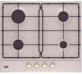 Beko HIAG 64224 SAVR: 60 cm Gas Piano Cottura da Incasso ( 4 Bruciatori a Gas )