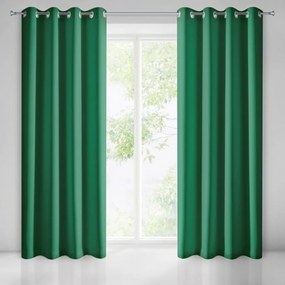 Elegante tenda verde per finestra Lunghezza: 250 cm