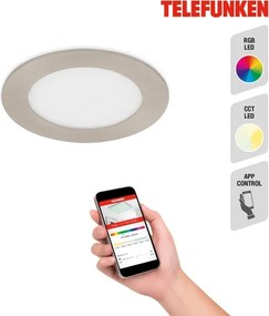 Telefunken 309302TF - LED RGBW Lampada dimmerabile LED/6W/230V IP23 Wi-Fi Tuya