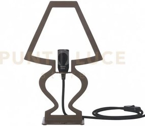 Lampada da tavolo design silhouette piccola fango