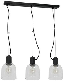 Lampadario a sospensione con filo BANCO 3xE27/15W/230V