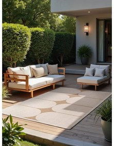 Tappeto da interno/esterno beige/avorio 160x230 cm Duet Bowen – NORTHRUGS