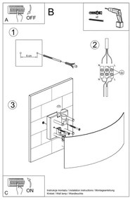 Sollux SL.0936 - Applique MAGNUS 2xG9/40W/230V bianca