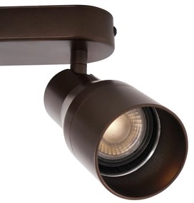 Faretto da soffitto rotondo bronzo scuro GU10 50mm 3 luci - Stanley