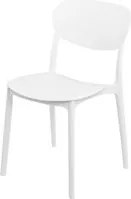 Sedia in polipropilene bianca