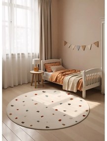 Tappeto per bambini color crema ø160 cm Funny Dots – Hanse Home