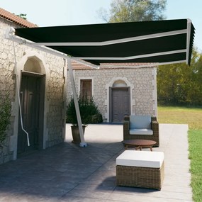 Tenda Da Sole Autoportante Manuale 600x350 Cm Antracite /