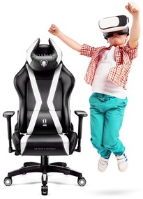 Sedia da bambino Diablo X-Horn 2.0 Kids Size: Nero-Bianco