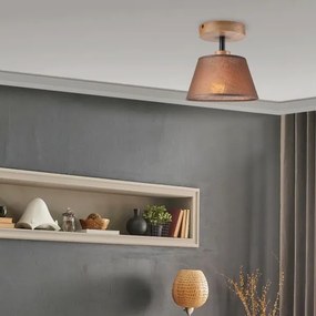 Brilagi - LED  Lampadario a plafone ANTHONY 1xE14/60W/230V quercia/marrone