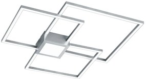 Plafoniera LED Hydra argento IP20 bianco caldo, 4000 lumen TRIO